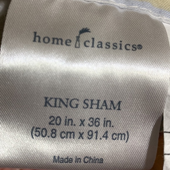 Home Classics- KING Pillow Sham 🆕 - Picture 3 of 6